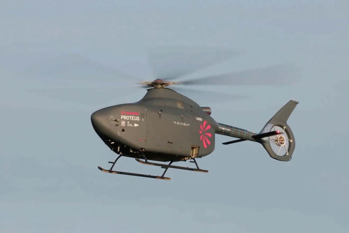 Proteus Uncrewed Rotorcraft Technology Demonstrator. (Photo by Leonardo)