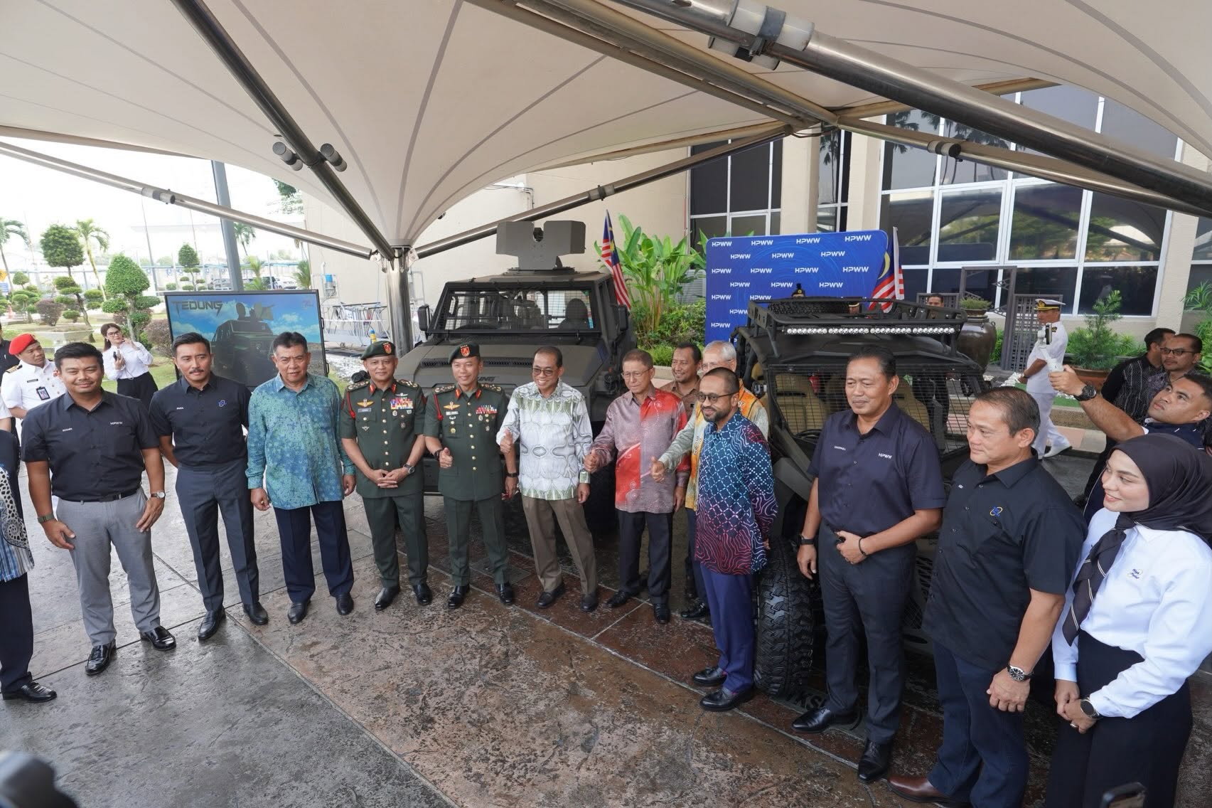 Malaysian Army Naming Ceremony Unveils New Tedung and Kala Tactical Mobility Vehicles