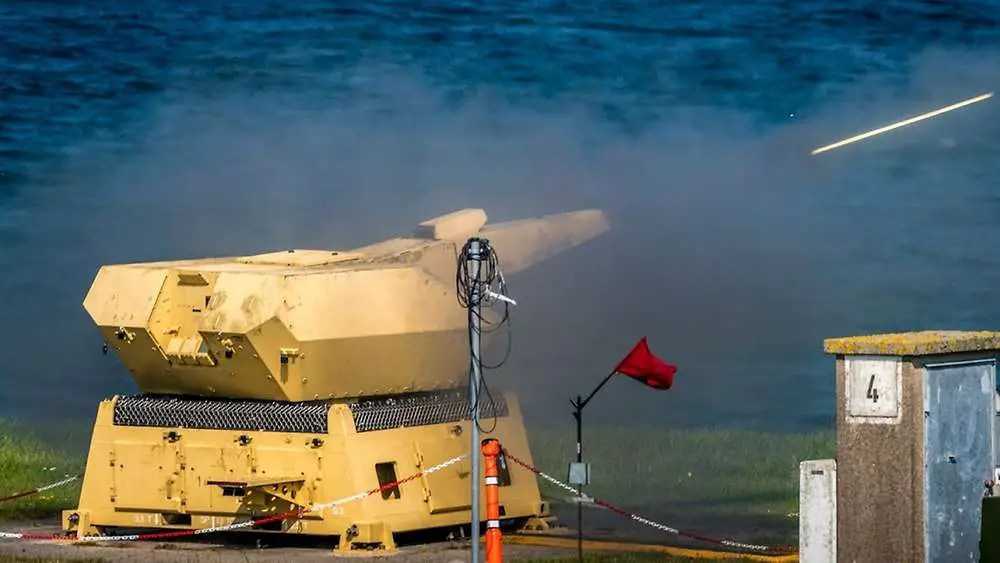 German Air Force MANTIS (Modular, Automatic and Network Capable Targeting and Interception System) CRAM (Counter Rocket Artillery and Mortar)
