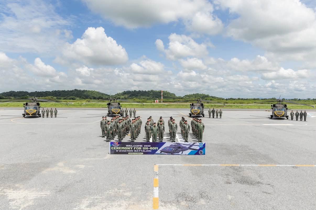 Royal Thai Army Integrates Four UH-60M Black Hawks into 9th Aviation Battalion